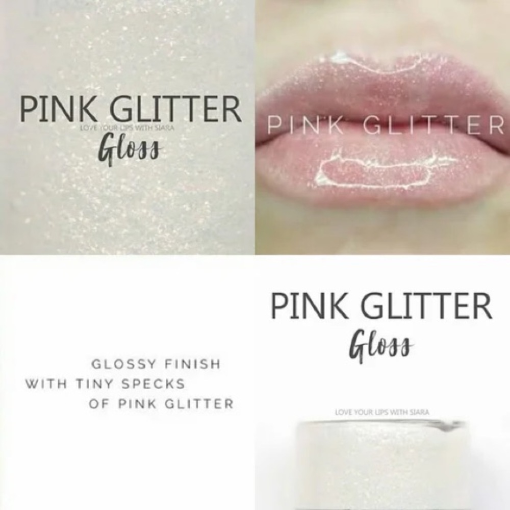 LipSense Pink Glitter Gloss - Original